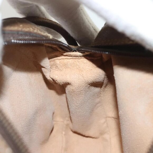 GUCCI GG Supreme Web Sherry Line Bag PVC Beige Gold 89 02 066 Auth BA3786 - Picture 13 of 16